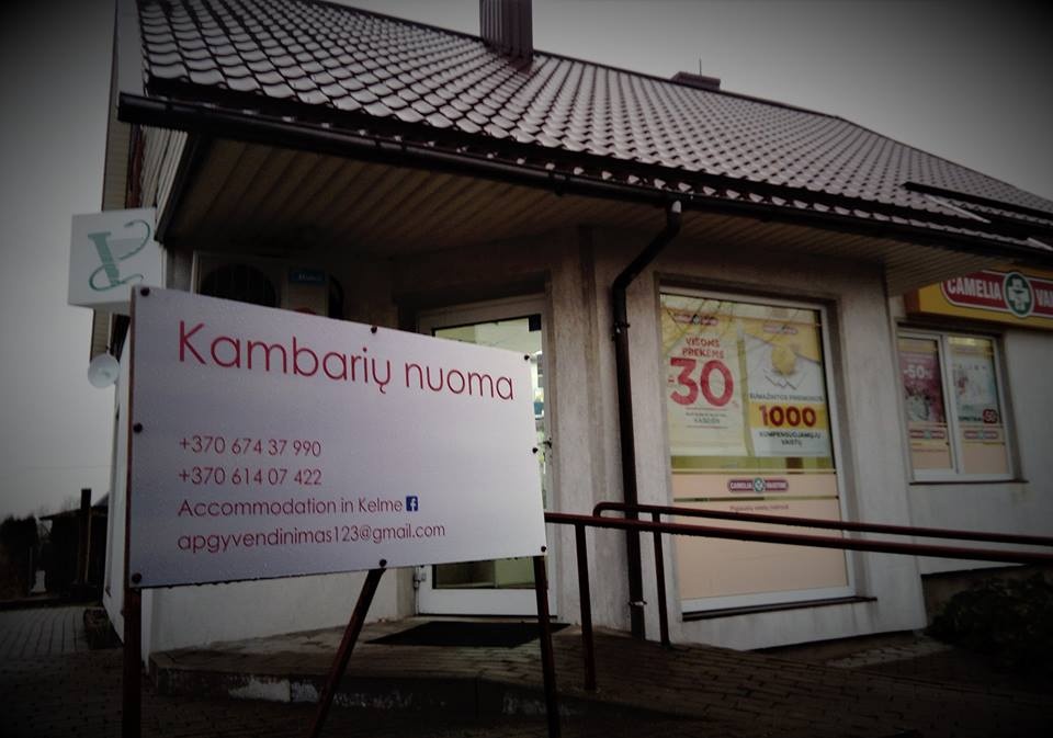 Kambarių nuoma Kelmėje
